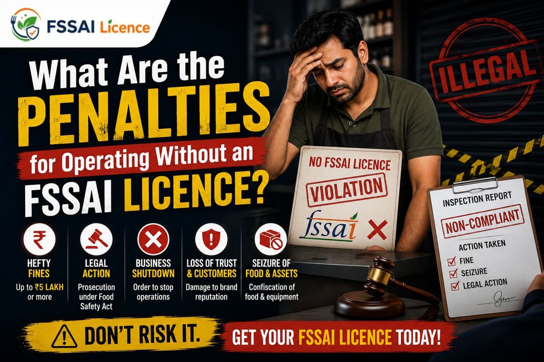 What Are the Penalties for Operating Without an FSSAI Licence?